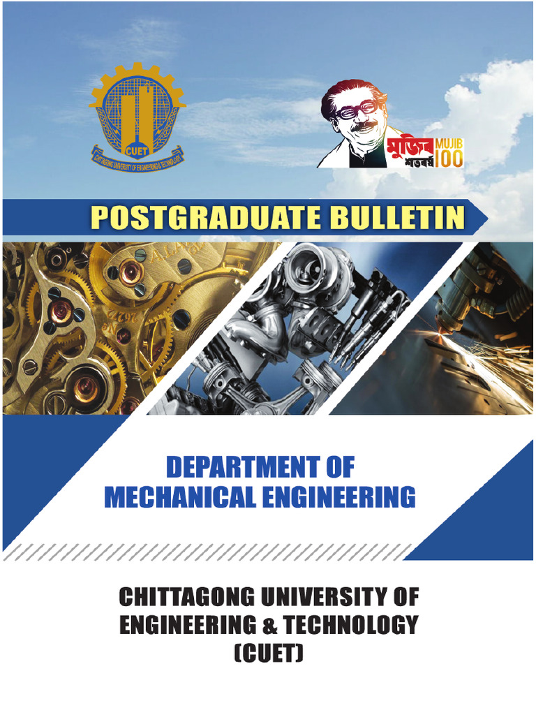Postgraduate Bulletin: Mechanical Engineering | PDF | Engineering ...