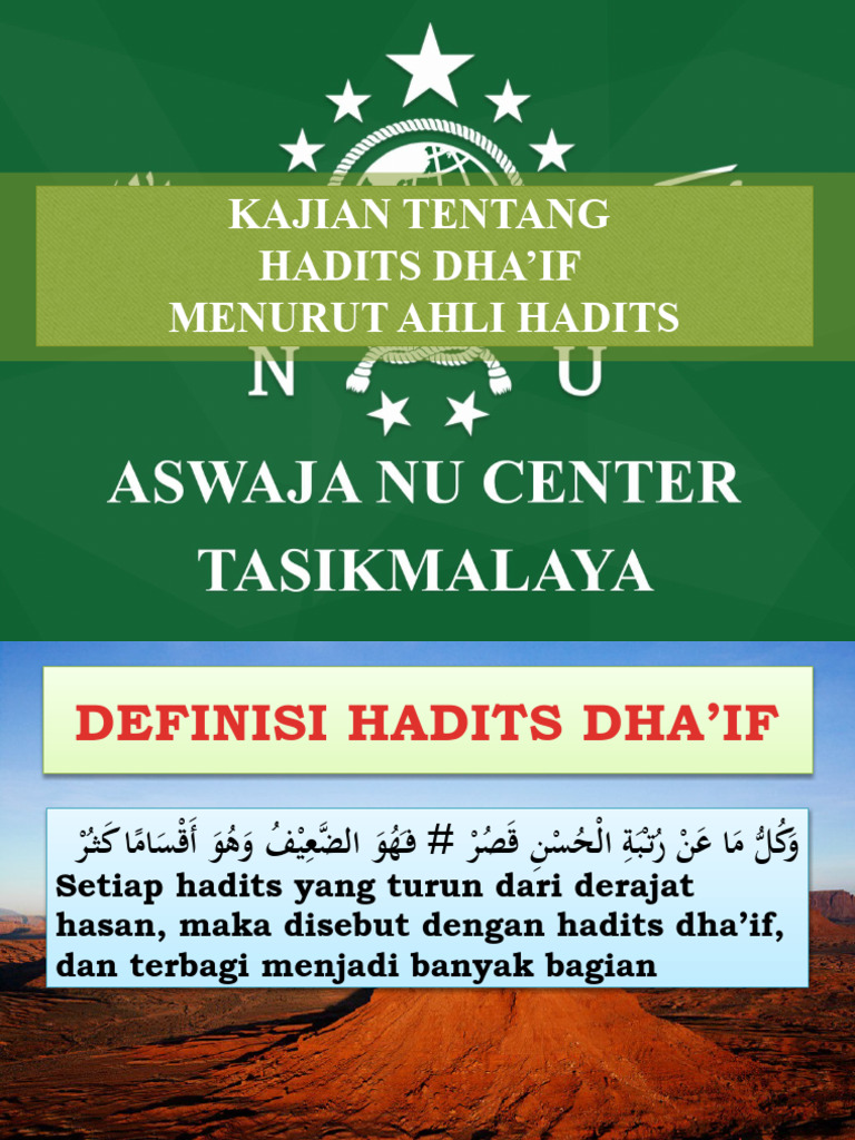 Hadits Dha'if | PDF