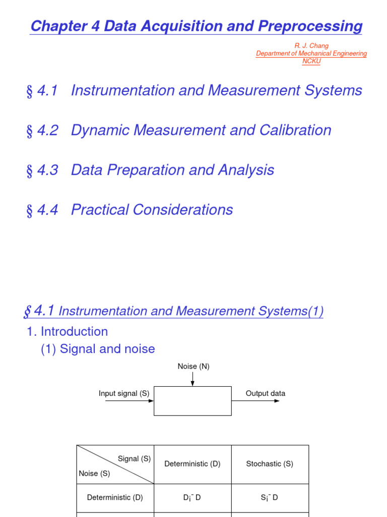 Data Acquisition Error Overview | PDF | Accuracy And Precision ...
