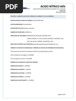 Masa Molar del Ácido Nítrico 63.01 g/mol | PDF