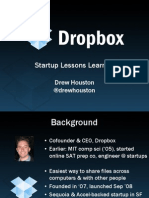 Startup Lessons Learned: Drew Houston @drewhouston