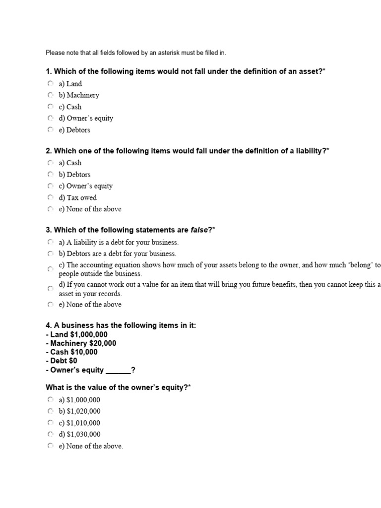 1 Fundamentals of Accounting | PDF | Equity (Finance) | Personal Finance