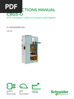 CBGS-0 Gas Insulated Switchgear Manual | PDF | Electricity | Electrical ...