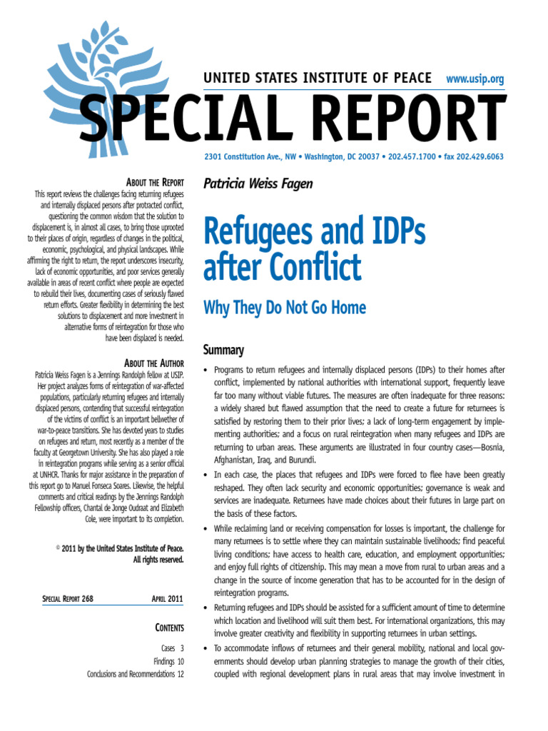 Challenges of Refugee Reintegration Post-Conflict | PDF | Hutu | Refugee