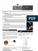 Bahan Ajar 2 Hukum Newton TTG Gravitasi 2011