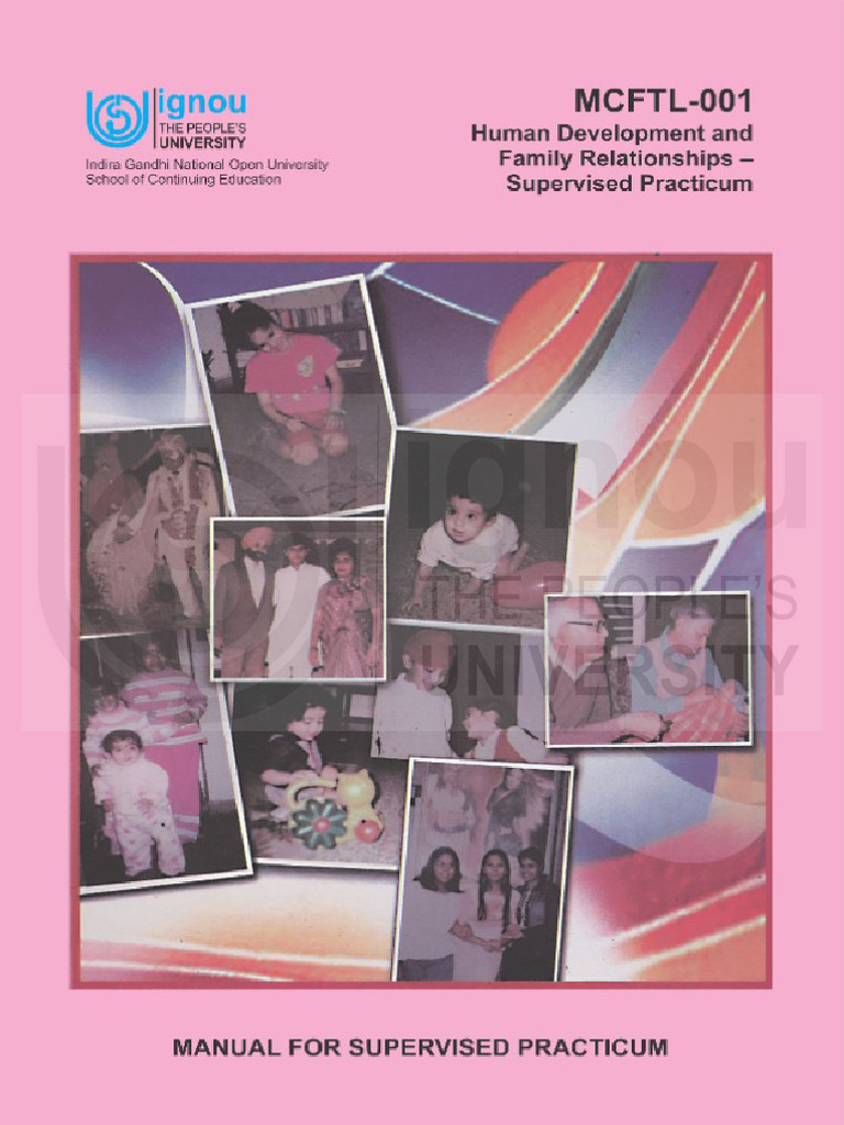 Supervised Practicum Manual for MCFTL-001 | PDF | Family | Psychotherapy