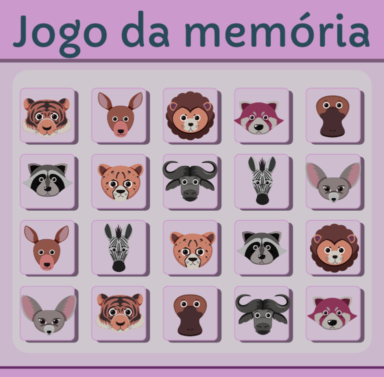 Jogo Da Memoria 1 | PDF