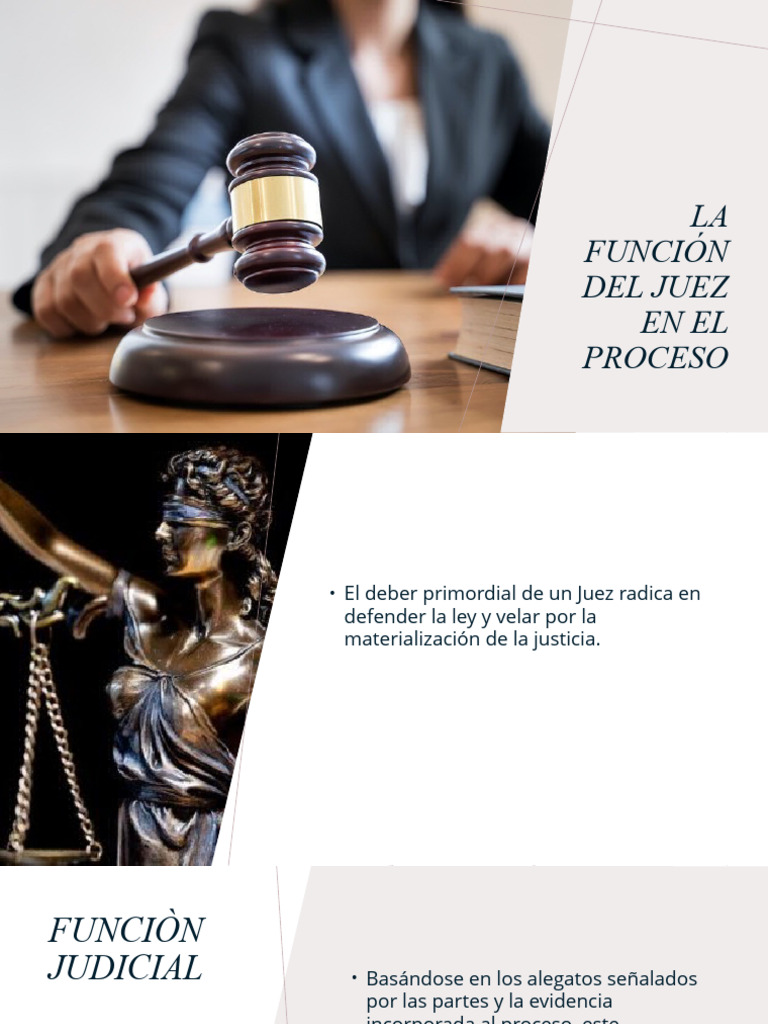 La Función Del Juez En El Proceso Pdf Justicia Crimen Y Violencia