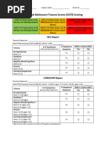 CATS Trauma Screen Scoring Guide | PDF