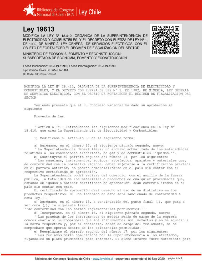 Modificaciones a la Ley 19613 en Chile | PDF | Multa (pena) | Regulación