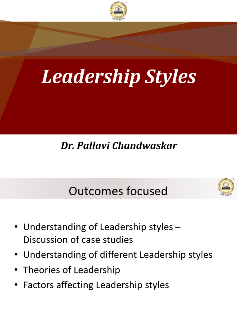 Understanding Leadership Styles and Theories | PDF | Leadership ...
