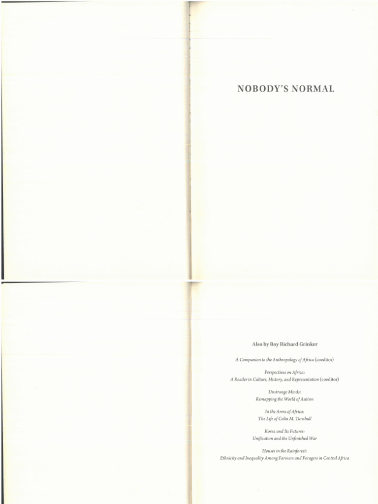 Nobody S Normal | PDF