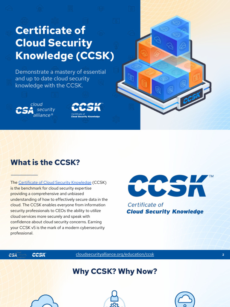CCSK v5: Master Cloud Security Skills | PDF | Computer Security | Security