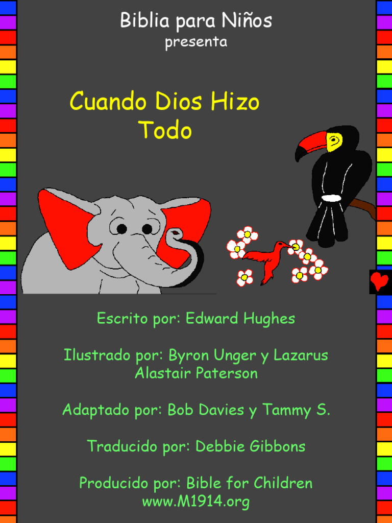 1 Clase Cuando Dios Hizo Todo Pdf Adán Víspera