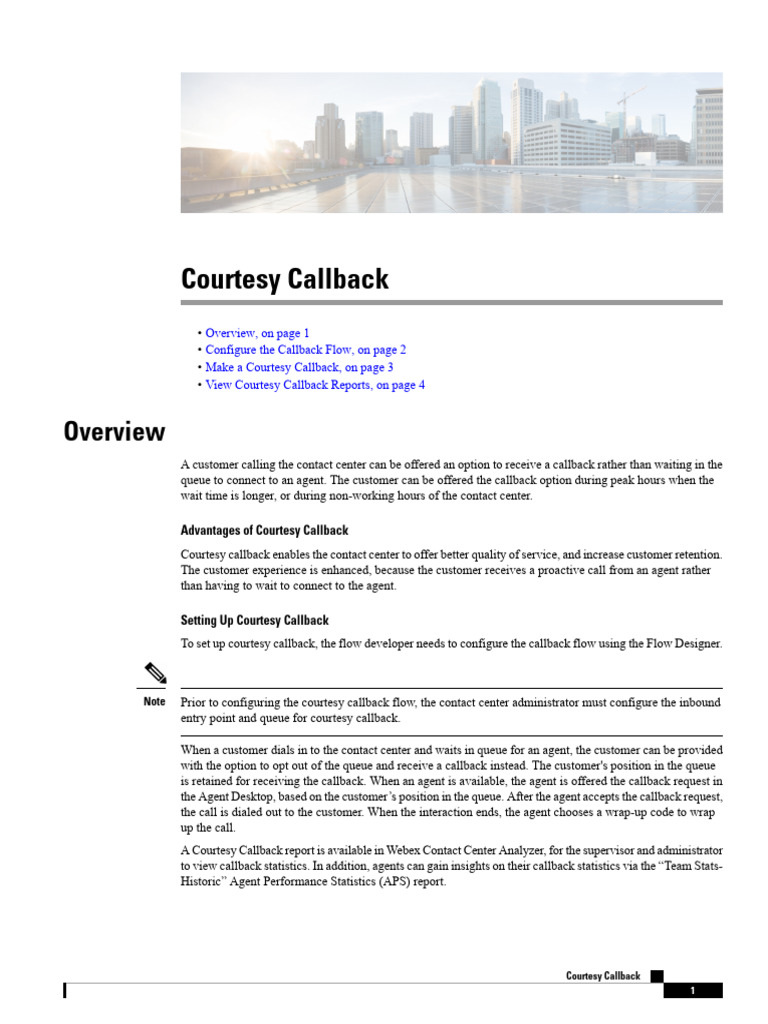 Setting Up Courtesy Callback System | PDF | Call Centre | Computing