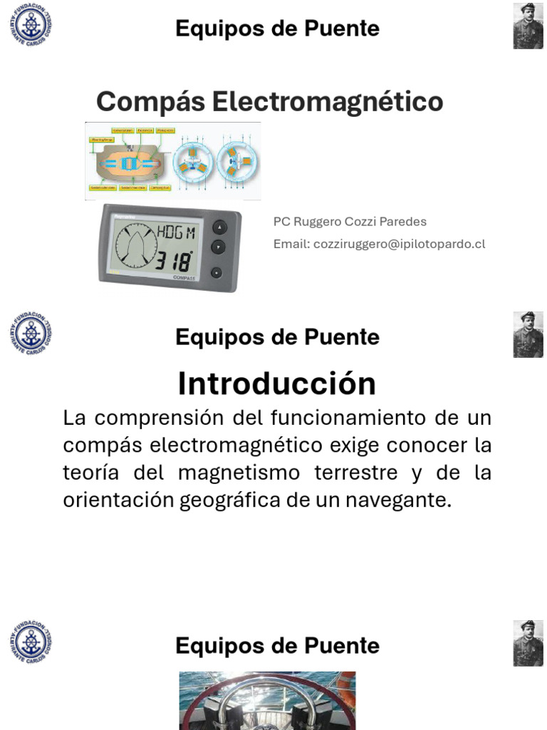 Funcionamiento del Compás Electromagnético | PDF | Campo magnético ...