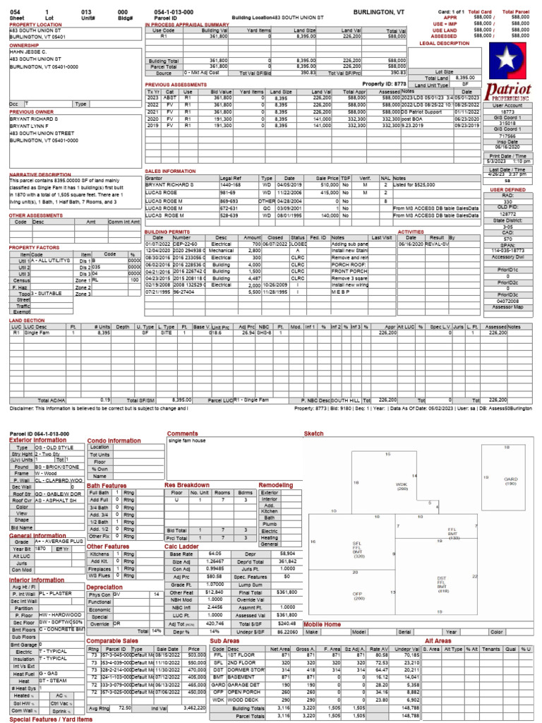 The City of Burlington Property PDF Building Engineering
