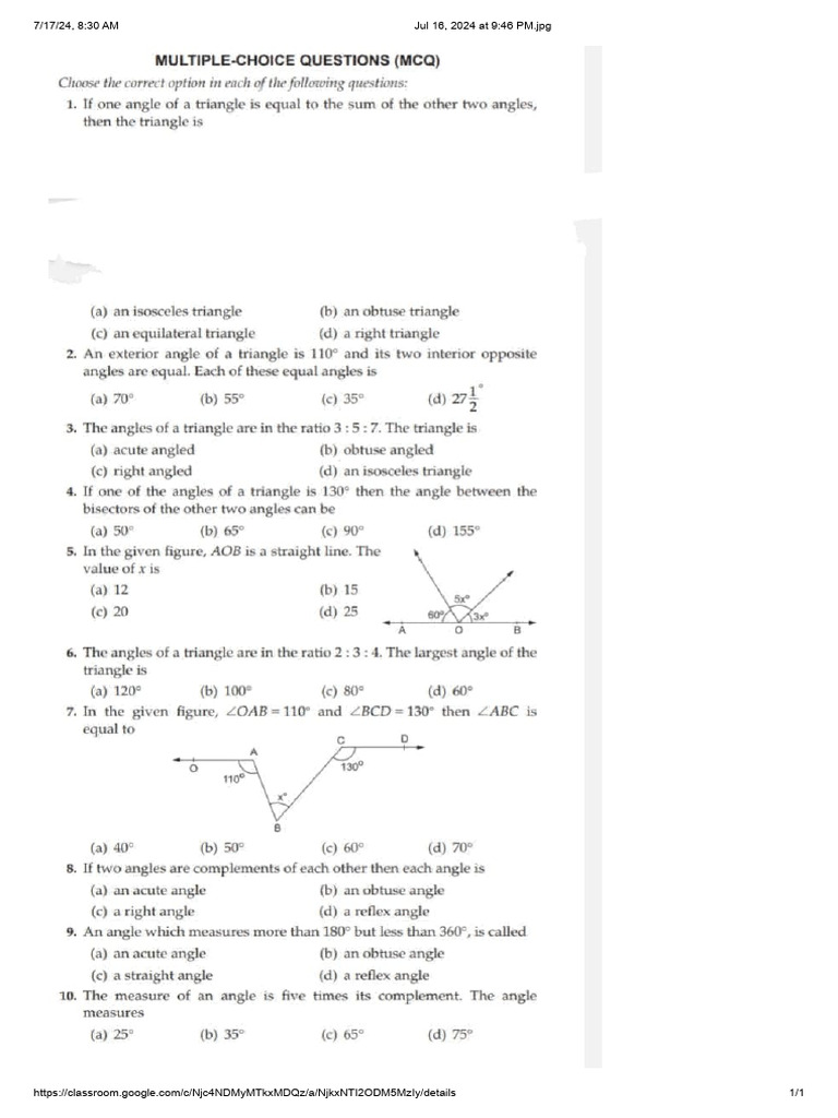 Google Classroom Assignment Details | PDF