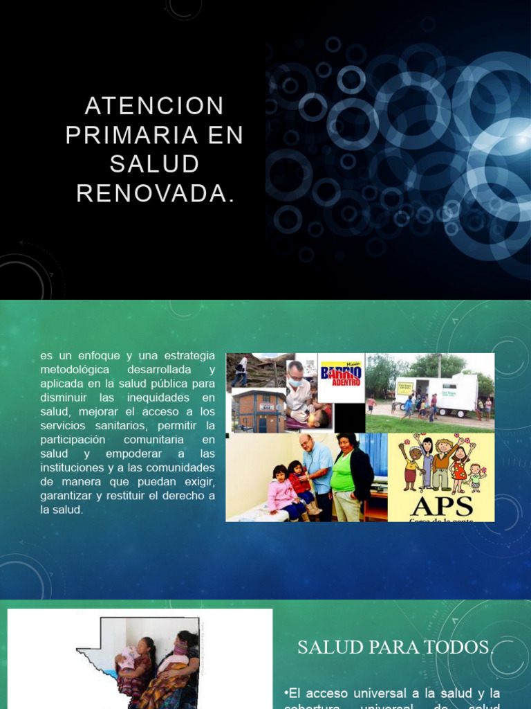 Atención Primaria en Salud Renovada | PDF | Enfermería | Cuidado de la ...