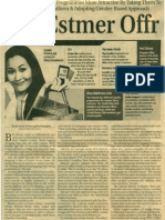 News Article in ET On Customer Loyalty - January 17-2011