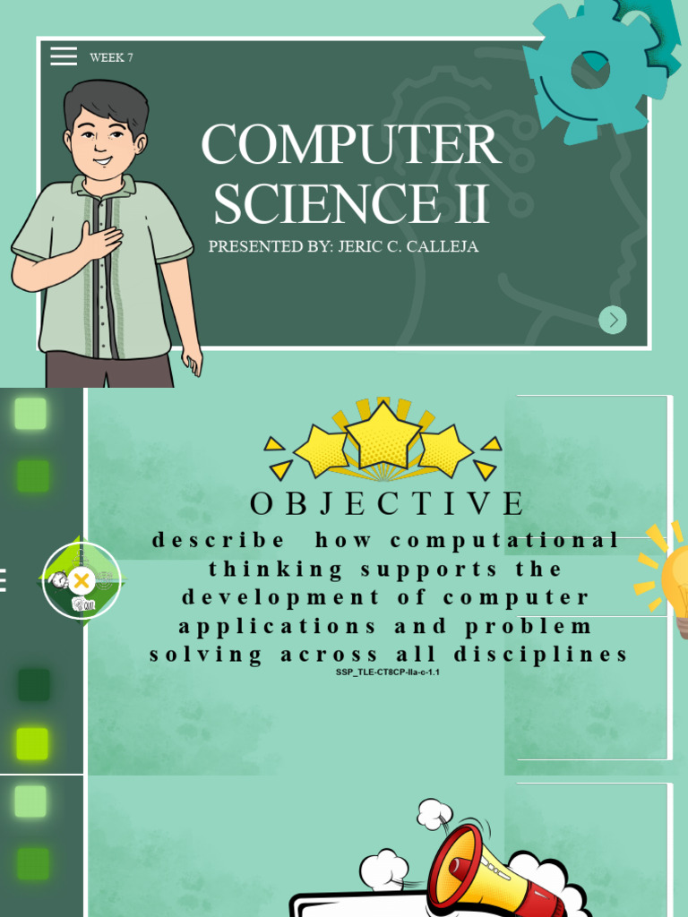 Week 7-Computational Thinking | PDF | Thought | Programmer