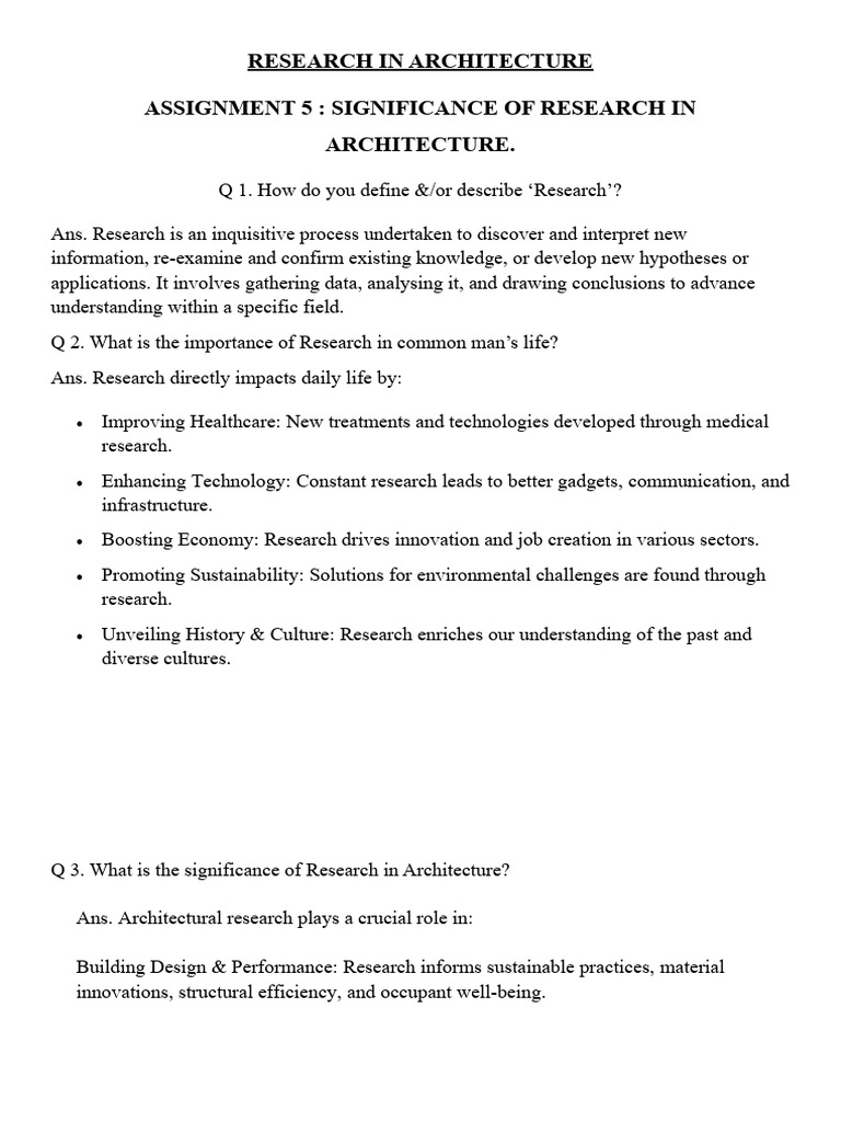 Research Methodologies in Architecture | PDF | Methodology ...