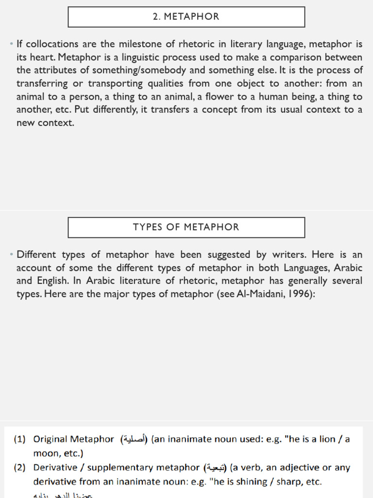 Understanding Metaphor and Its Types | PDF | Metaphor | Irony