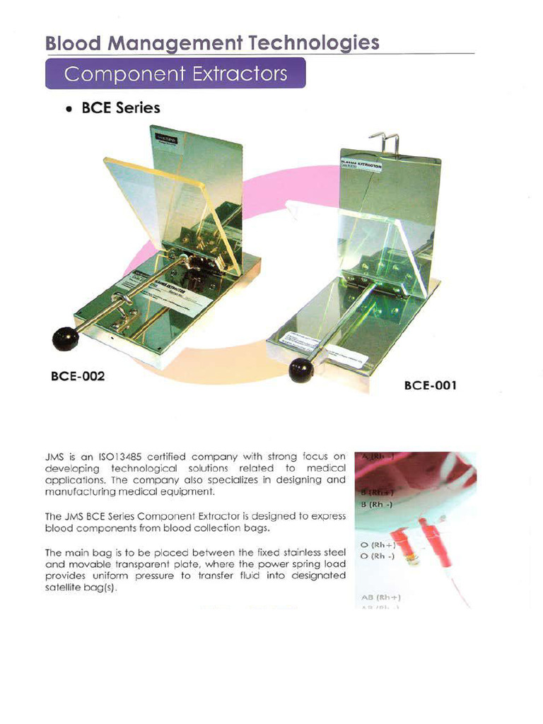 Plasma Extractor (Manual) | PDF