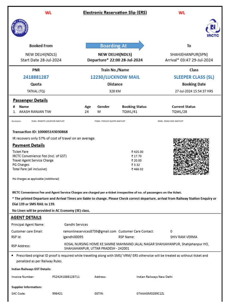 Lucknow Mail Live Train Status
