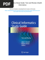 Clinical Informatics Study Guide: Text and Review (Health
