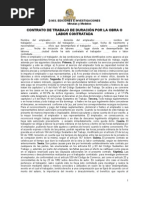 Contrato de Trabajo Indefinido Medio Tiempo