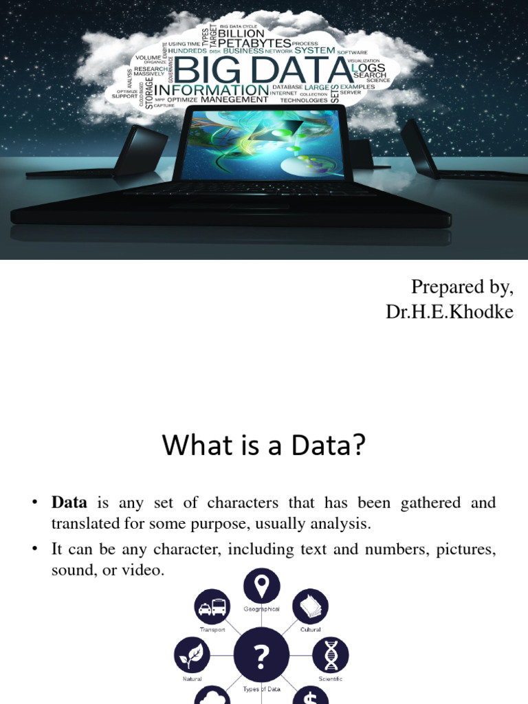 Unit - I - Types of Digital Data | PDF | Big Data | Apache Hadoop