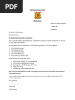 Kenya Police P52 Form Template | PDF