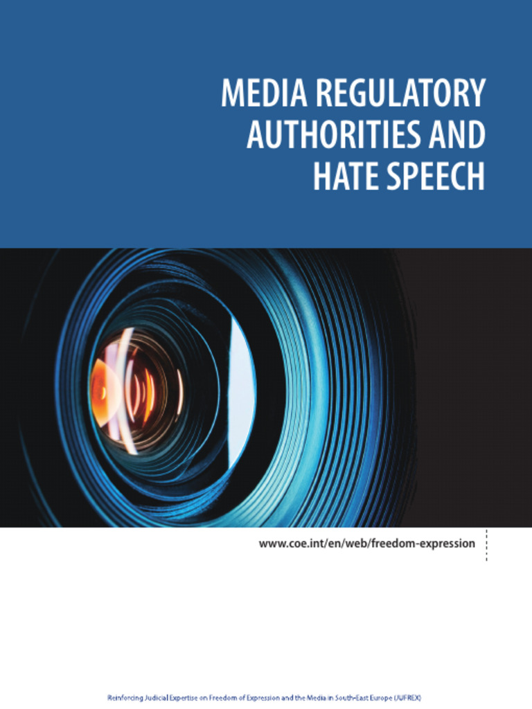 Media Regulation and Hate Speech Guide | PDF | Hatred | Freedom Of Speech
