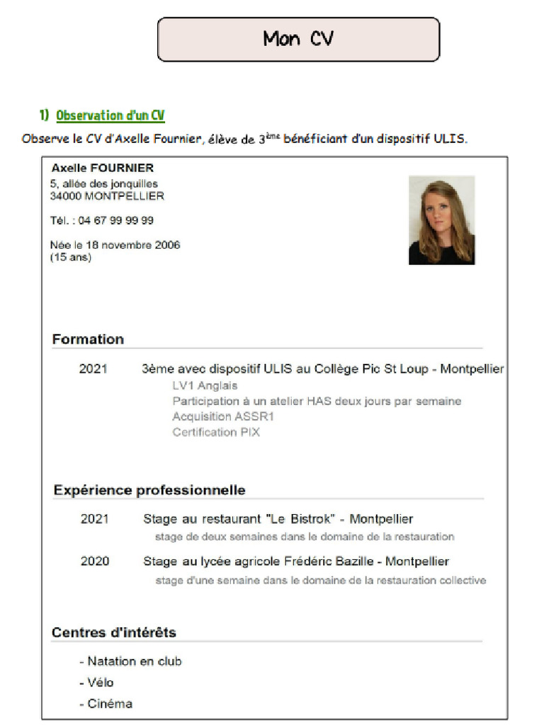 Preparer Un Cv Pdf – Créer Un Cv En Pdf – CHAX