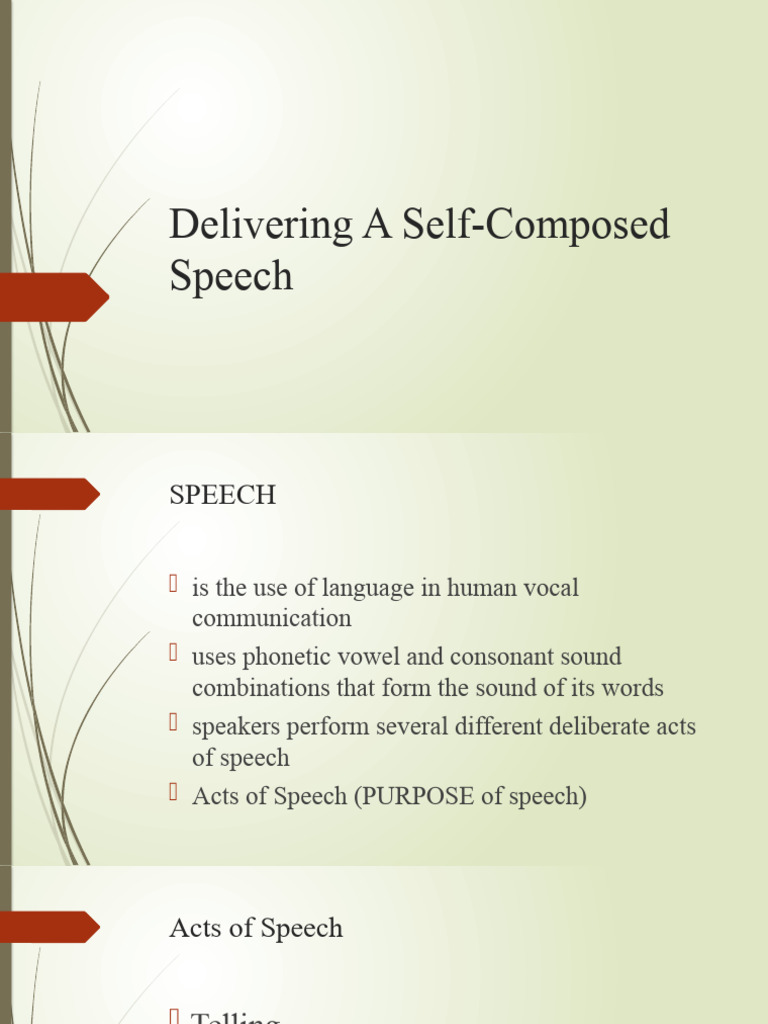 Speech Writing for Students | PDF | Speech | Human Communication