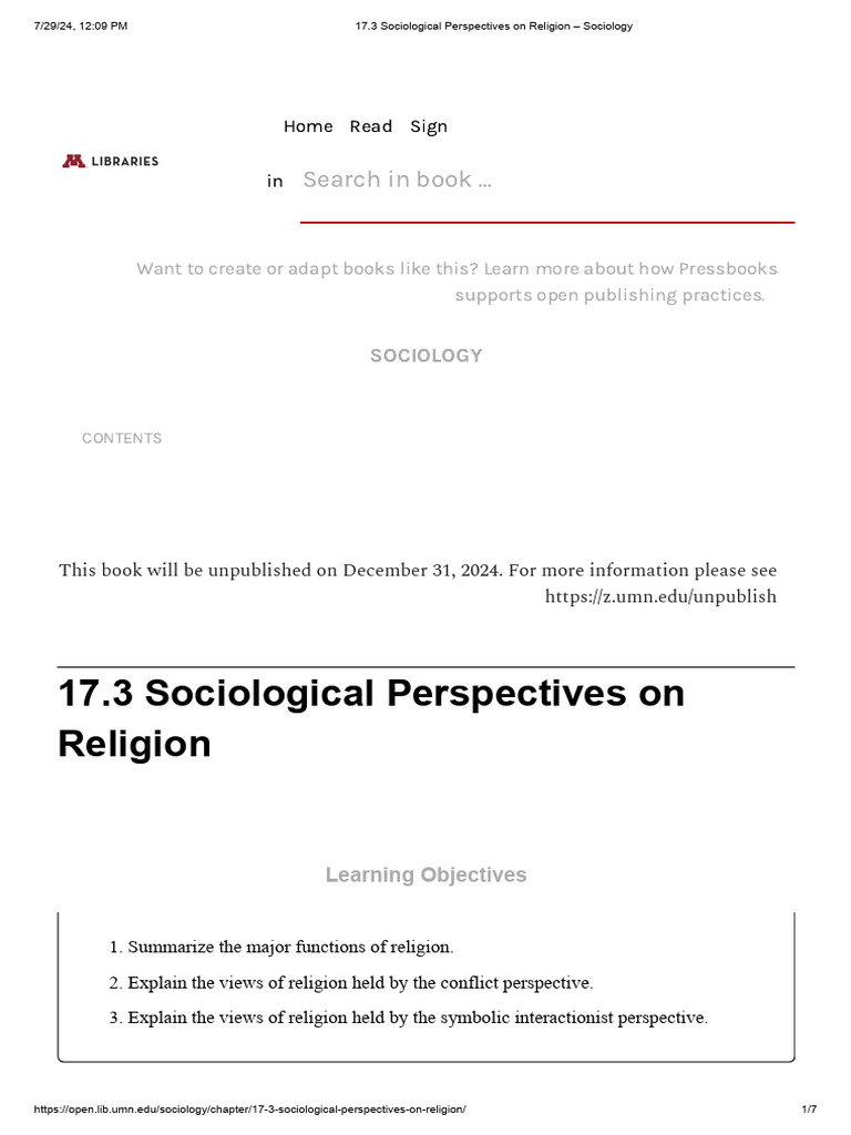 Sociological Views on Religion | PDF | Sociology | Émile Durkheim