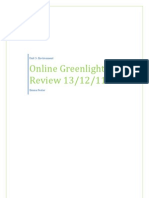 Online Green Light Review 13-12-11
