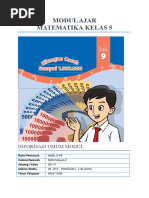 Modul Ajar Matematika 5 Bilangan Cacah Sampai 100000 | PDF