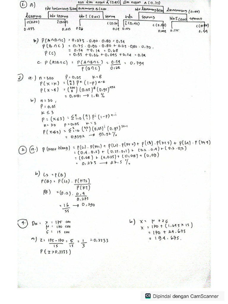 Latihan Statistika Sem 2 Pdf