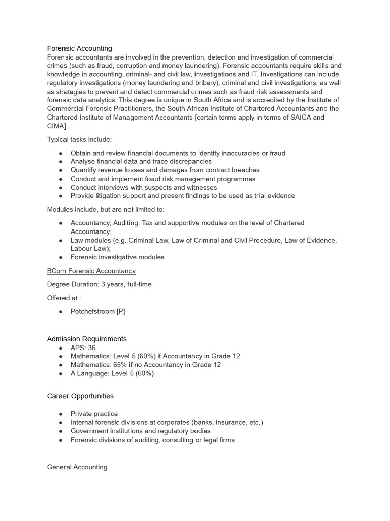 Nwu accounting program pdf accounting accountant