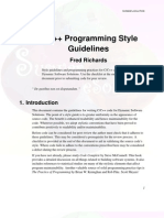 C and C++ Programming Style Guidlines