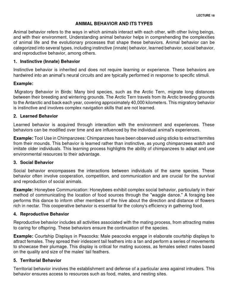 animal-behavior-and-its-types-pdf-ethology-behavior