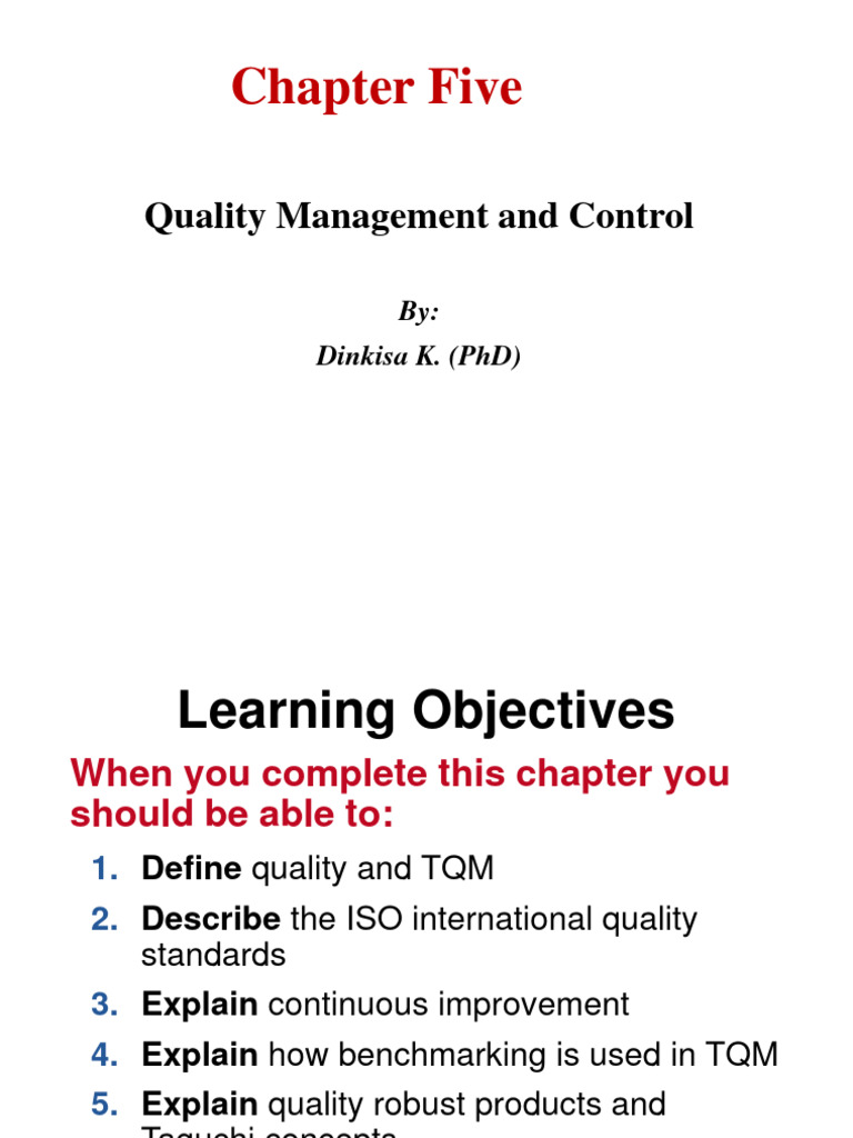 Quality Management in TQM Systems | PDF | Six Sigma | Quality (Business)