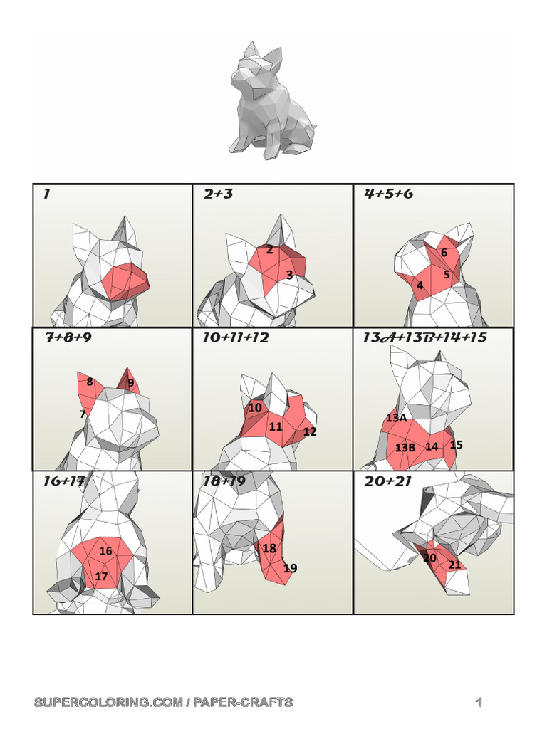 Bulldog Paper Crafts | PDF