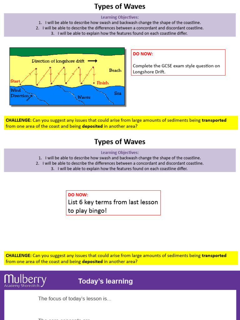 Concordant vs Discordant Coastlines | PDF | Coast | Earth Sciences