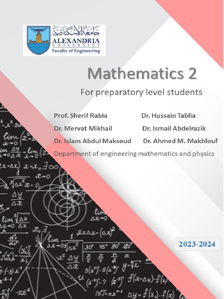 Math 2 spring 2024 general pdf integral function mathematics 