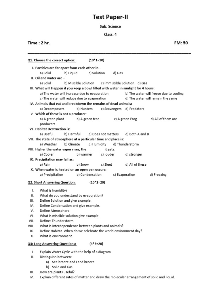 Evaporation Concepts for Class 4 Science | PDF | Water | Evaporation