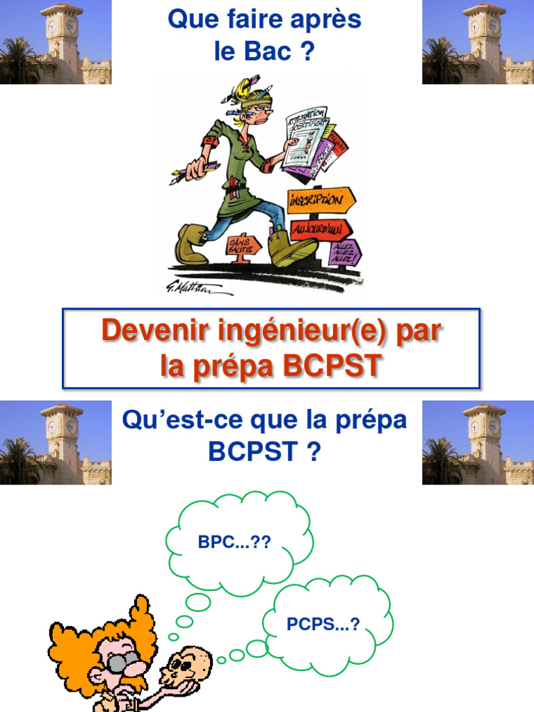 Prépa BCPST : Parcours et Débouchés | PDF | Chimie | Thermodynamique