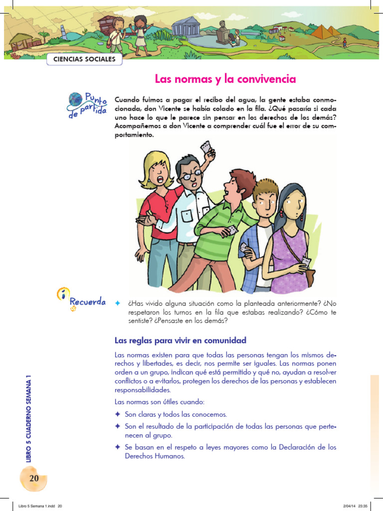 Normas para la Convivencia Social | PDF